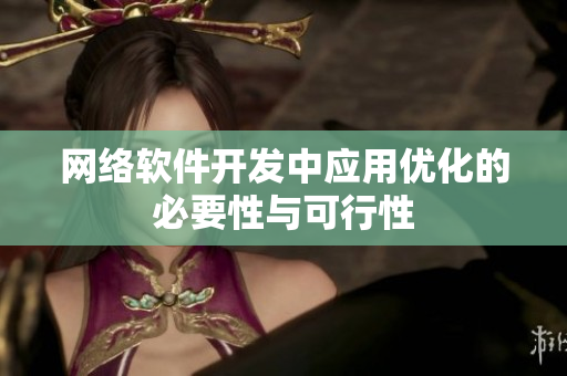 网络软件开发中应用优化的必要性与可行性