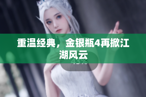 重温经典，金银瓶4再掀江湖风云