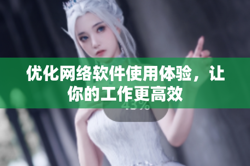 优化网络软件使用体验，让你的工作更高效