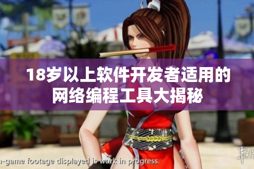 18岁以上软件开发者适用的网络编程工具大揭秘