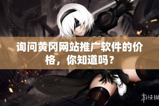 询问黄冈网站推广软件的价格，你知道吗？
