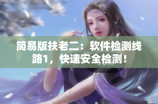 简易版扶老二：软件检测线路1，快速安全检测！