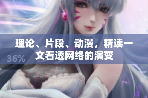 理论、片段、动漫，精读一文看透网络的演变