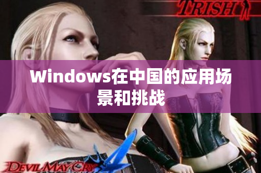 Windows在中国的应用场景和挑战