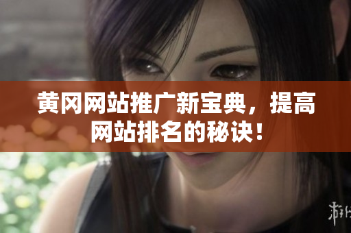 黄冈网站推广新宝典，提高网站排名的秘诀！