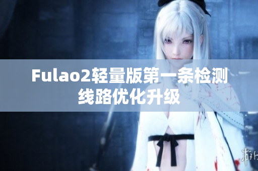 Fulao2轻量版第一条检测线路优化升级