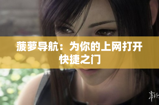 菠萝导航：为你的上网打开快捷之门