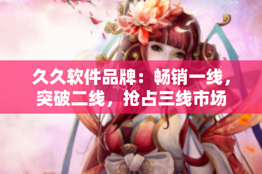 久久软件品牌：畅销一线，突破二线，抢占三线市场