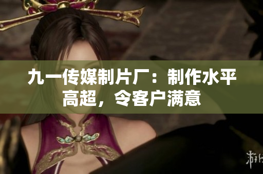 九一传媒制片厂：制作水平高超，令客户满意