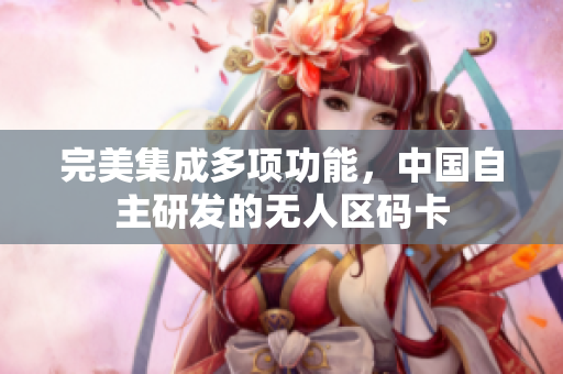 完美集成多项功能，中国自主研发的无人区码卡