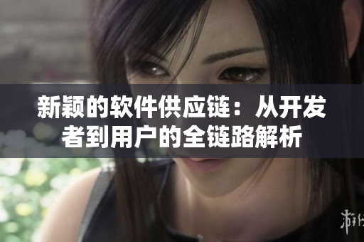 新颖的软件供应链：从开发者到用户的全链路解析