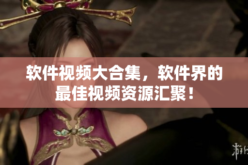 软件视频大合集，软件界的最佳视频资源汇聚！