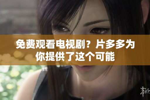 免费观看电视剧？片多多为你提供了这个可能