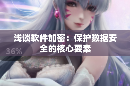 浅谈软件加密：保护数据安全的核心要素