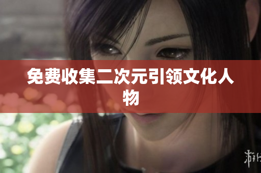 免费收集二次元引领文化人物