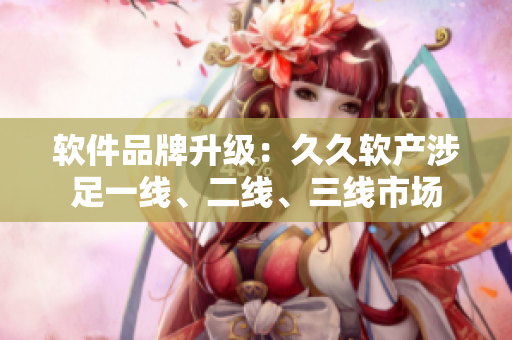 软件品牌升级：久久软产涉足一线、二线、三线市场