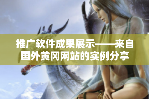推广软件成果展示——来自国外黄冈网站的实例分享