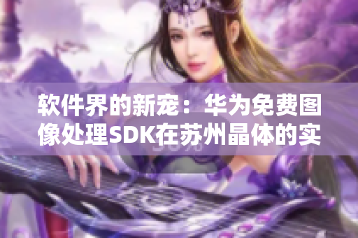 软件界的新宠：华为免费图像处理SDK在苏州晶体的实践