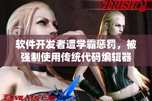 软件开发者遭学霸惩罚，被强制使用传统代码编辑器
