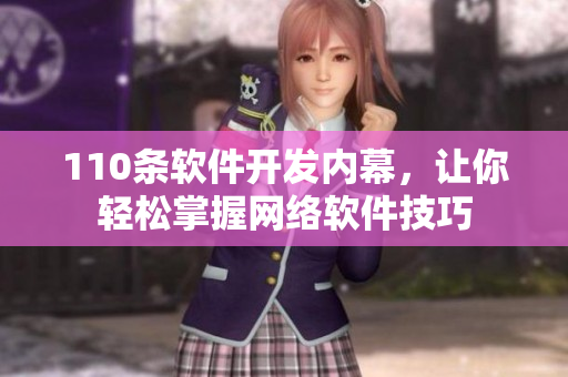 110条软件开发内幕，让你轻松掌握网络软件技巧