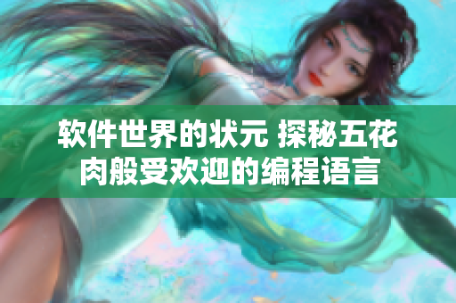 软件世界的状元 探秘五花肉般受欢迎的编程语言