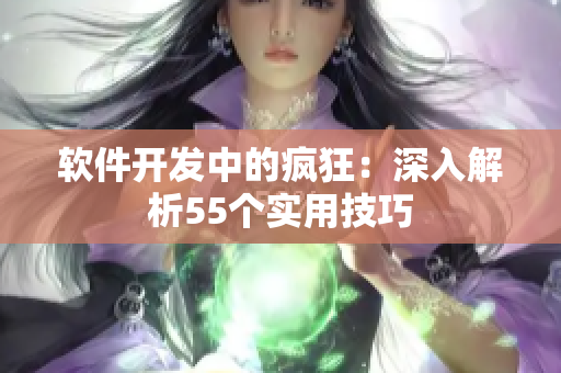软件开发中的疯狂：深入解析55个实用技巧