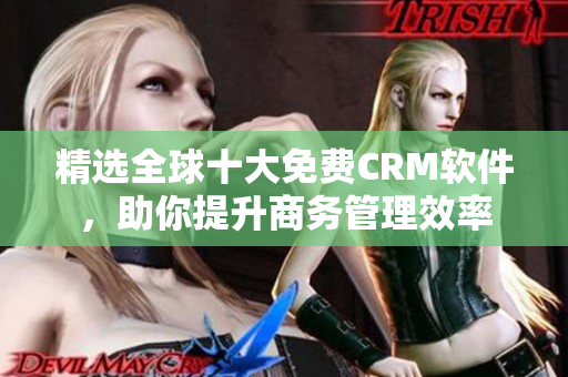 精选全球十大免费CRM软件，助你提升商务管理效率