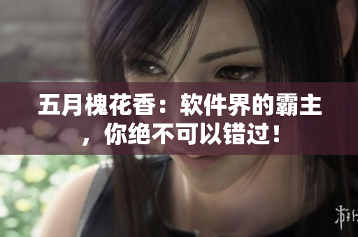 五月槐花香：软件界的霸主，你绝不可以错过！