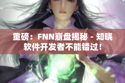 重磅：FNN崩盘揭秘 - 知晓软件开发者不能错过！