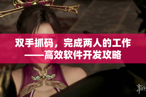 双手抓码，完成两人的工作——高效软件开发攻略