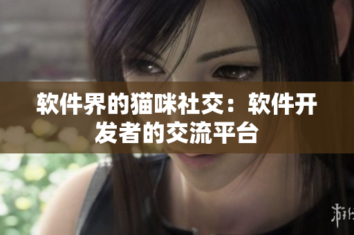 软件界的猫咪社交：软件开发者的交流平台
