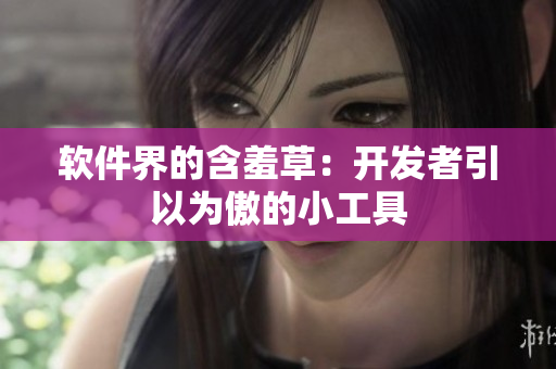 软件界的含羞草：开发者引以为傲的小工具
