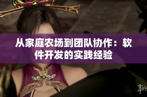 从家庭农场到团队协作：软件开发的实践经验