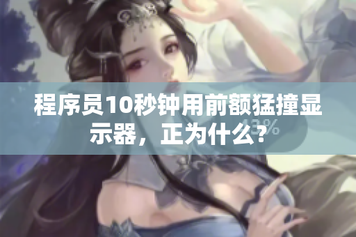 程序员10秒钟用前额猛撞显示器，正为什么？