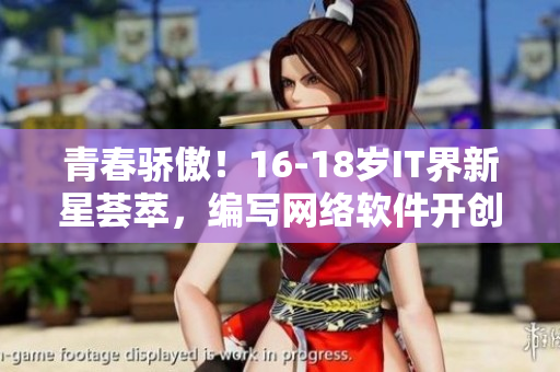 青春骄傲！16-18岁IT界新星荟萃，编写网络软件开创未来