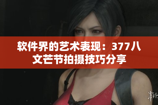 软件界的艺术表现：377八文芒节拍摄技巧分享