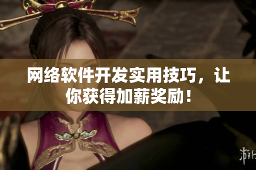 网络软件开发实用技巧，让你获得加薪奖励！