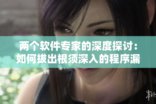 两个软件专家的深度探讨：如何拔出根须深入的程序漏洞