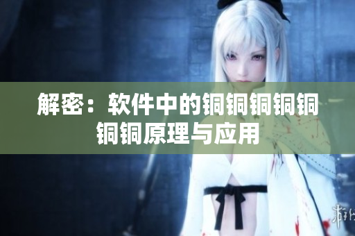 解密：软件中的铜铜铜铜铜铜铜原理与应用