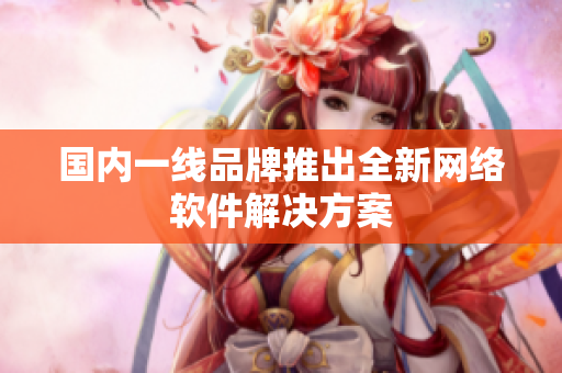 国内一线品牌推出全新网络软件解决方案