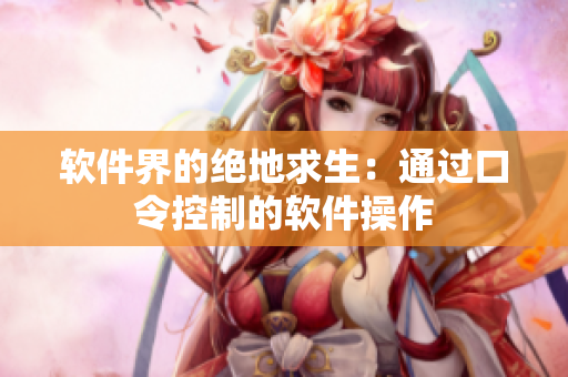软件界的绝地求生：通过口令控制的软件操作