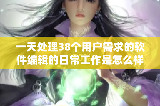 一天处理38个用户需求的软件编辑的日常工作是怎么样的？