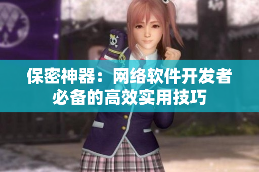 保密神器：网络软件开发者必备的高效实用技巧