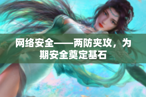 网络安全——两防夹攻，为期安全奠定基石