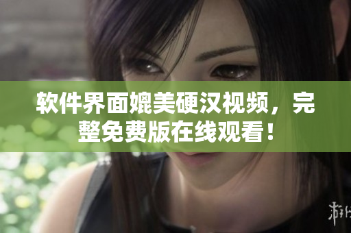软件界面媲美硬汉视频，完整免费版在线观看！