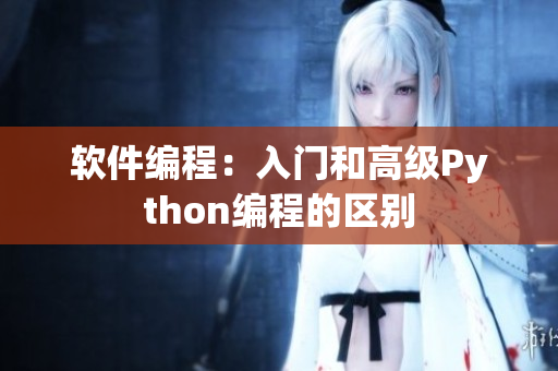 软件编程：入门和高级Python编程的区别