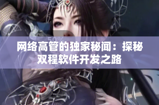 网络高管的独家秘闻：探秘双程软件开发之路