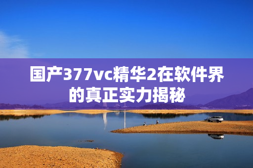 国产377vc精华2在软件界的真正实力揭秘