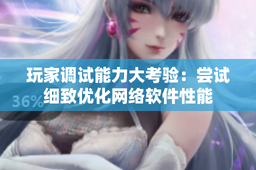 玩家调试能力大考验：尝试细致优化网络软件性能