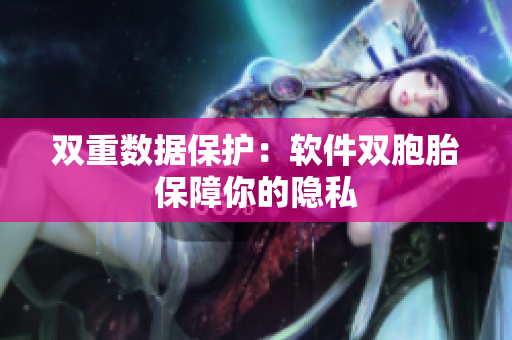 双重数据保护：软件双胞胎保障你的隐私